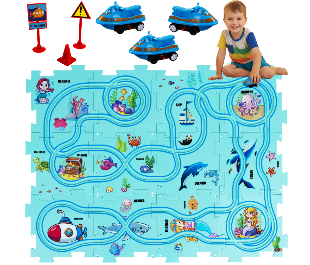 jedinečná detská dráha puzzle